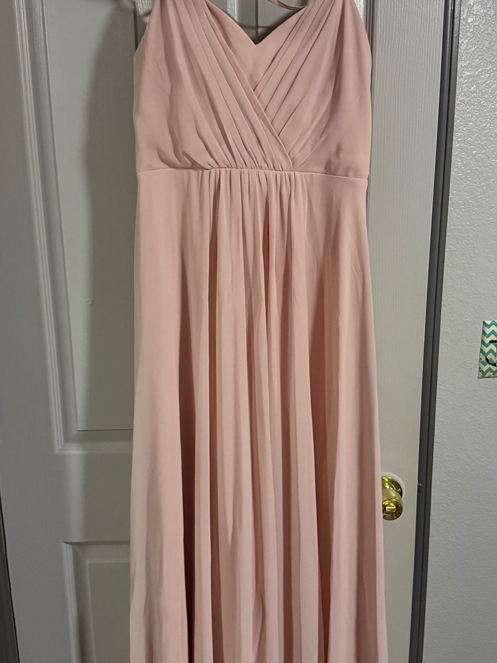 Banana Republic Blush Pink V-Neck Maxi Gown